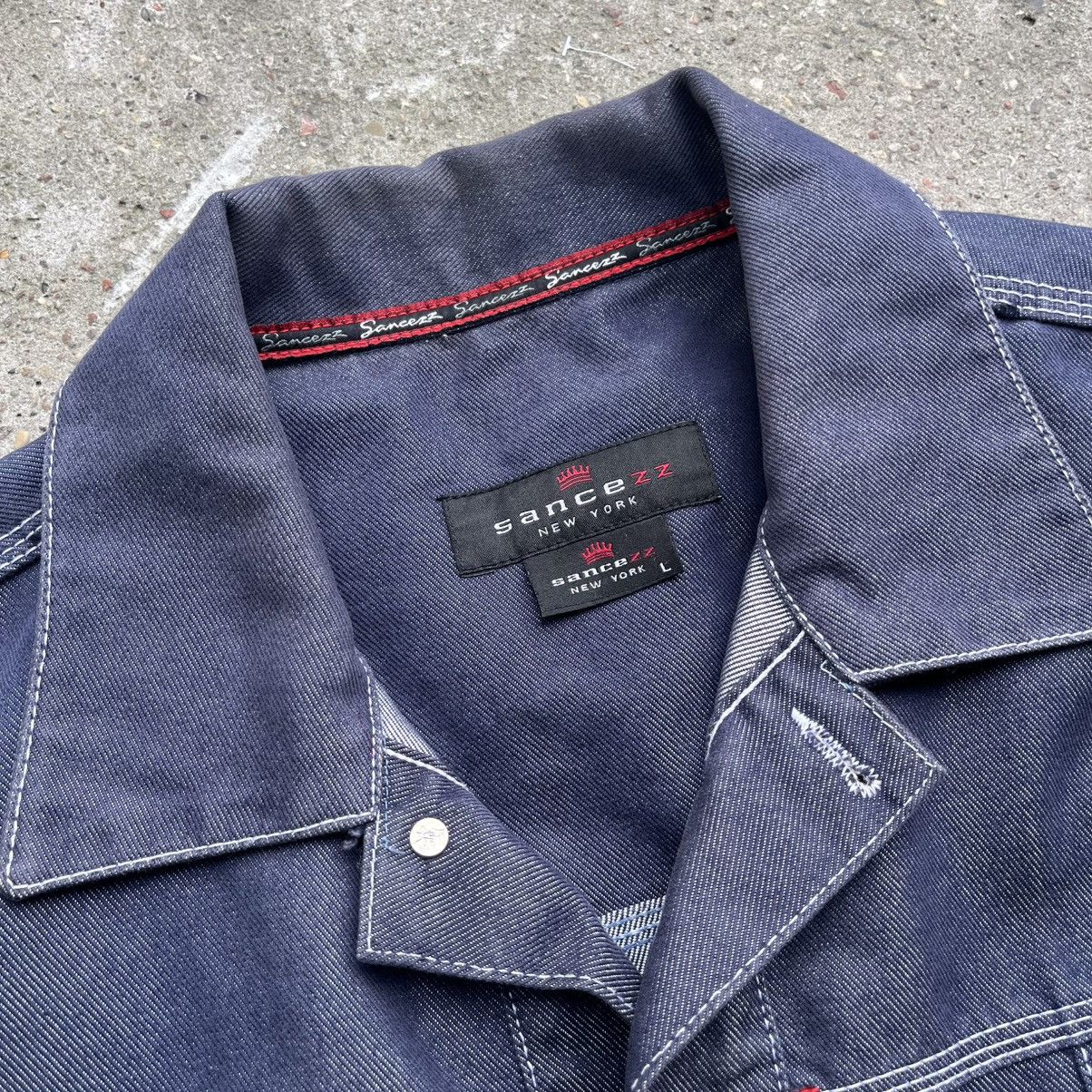 Vintage Sancezz new york Jeans jacket Skate Vintage Rare denim Size US L / EU 52-54 / 3 - 4 Thumbnail