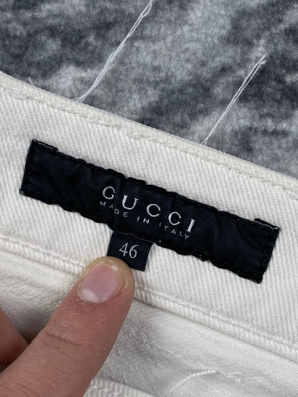 Gucci Gucci Denim Jeans Women Size 46 White Size 32" / US 10 / IT 46 - 11 Thumbnail