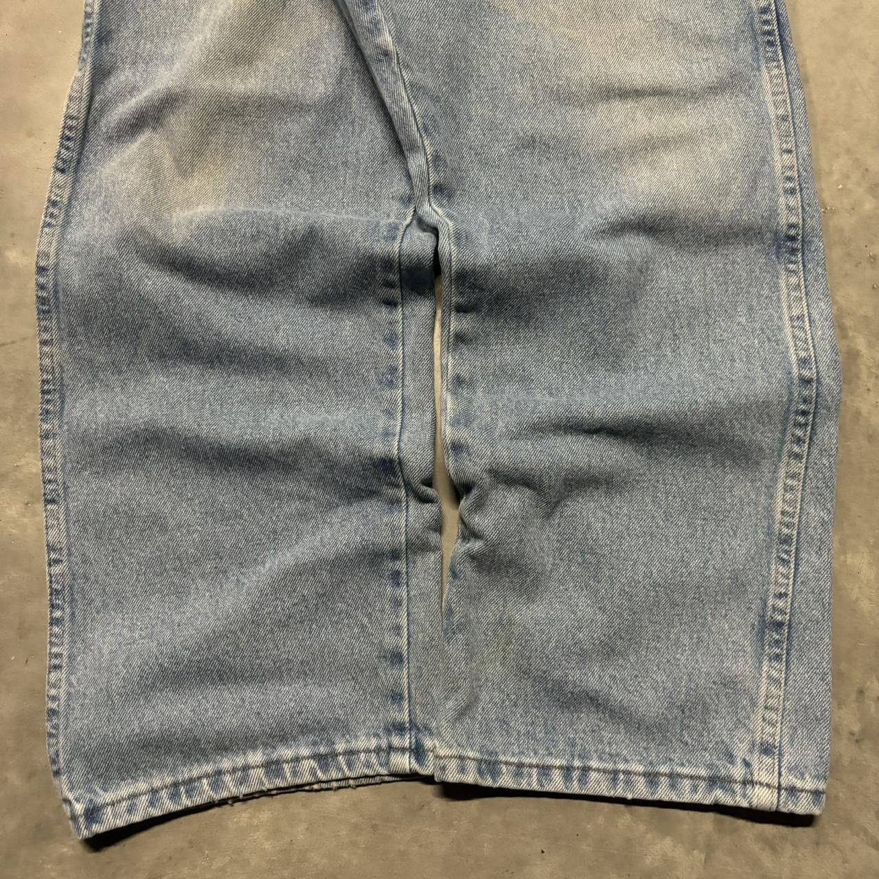 Japanese Brand × Vintage Crazy Vintage Y2K/2000s Baggy Light Wash Skater Denim Jeans! Size US 38 / EU 54 - 6 Thumbnail