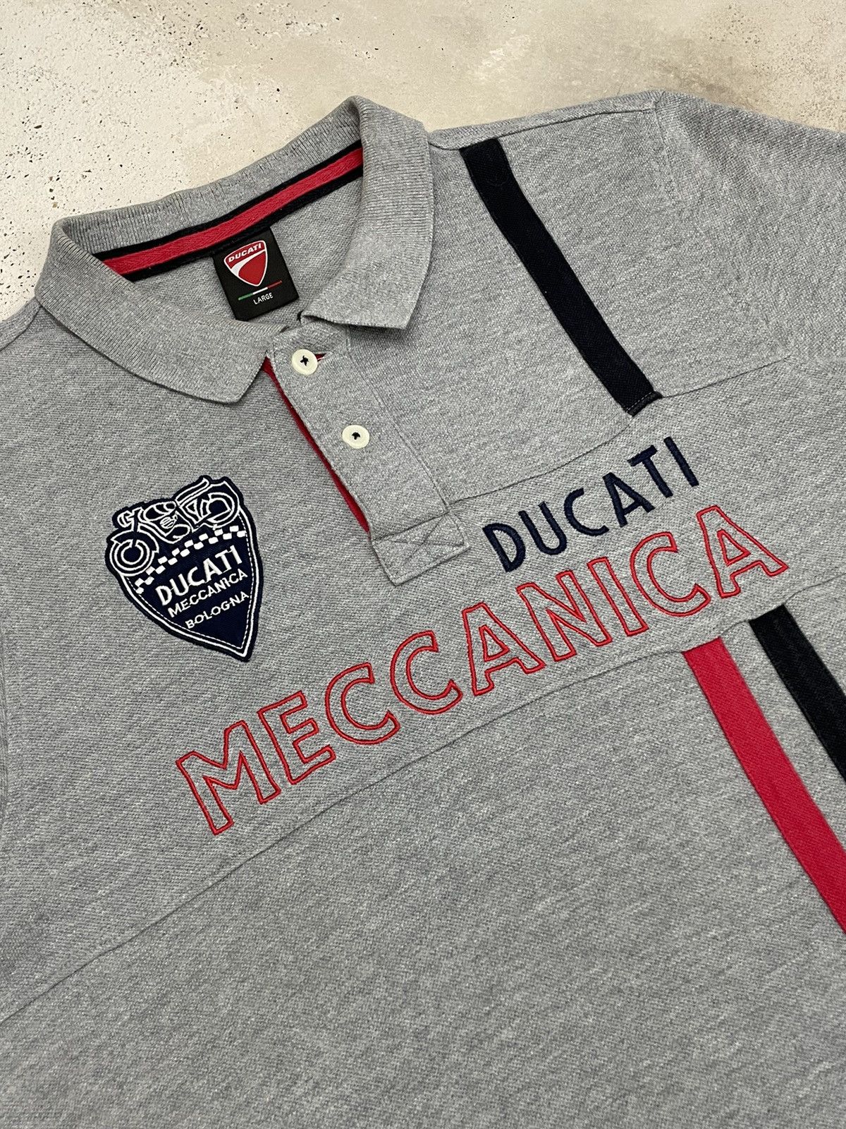 Ducati Ducati Meccanuca Bologna Italian Polos Size US L / EU 52-54 / 3 - 4 Thumbnail