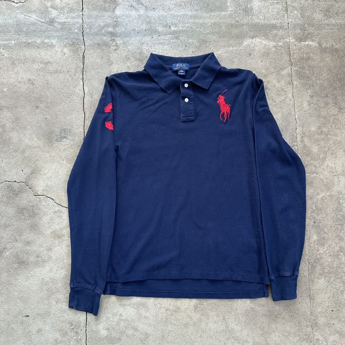 Polo Ralph Lauren Vintage Polo Ralph Lauren Rugby Long Sleeve Y2K Hype Size US S / EU 44-46 / 1 - 4 Thumbnail