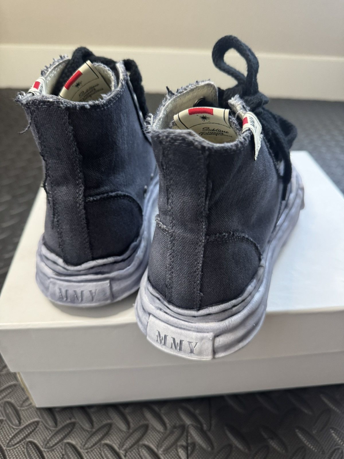 Maison MIHARA YASUHIRO Hank High Dyed Grey Size US 8 / EU 41 - 3 Thumbnail