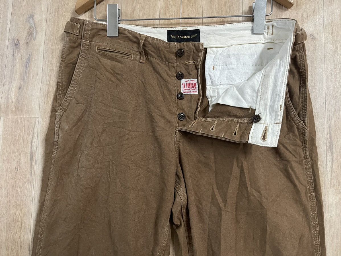 *A VONTADE × Japanese Brand Rare Military Pants W34 L42 by A Vontade Made in Japan Size US 34 / EU 50 - 4 Thumbnail