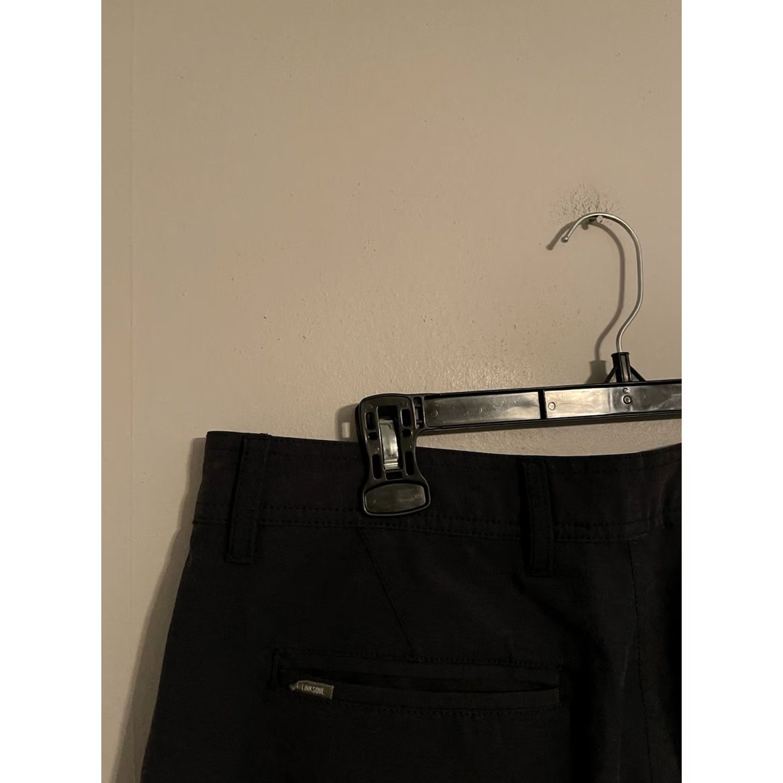 Vintage Linksoul Gray Blue Chino Pants Men's 34S 35x28 Athletic Flat Front Golf Size US 34 / EU 50 - 5 Thumbnail