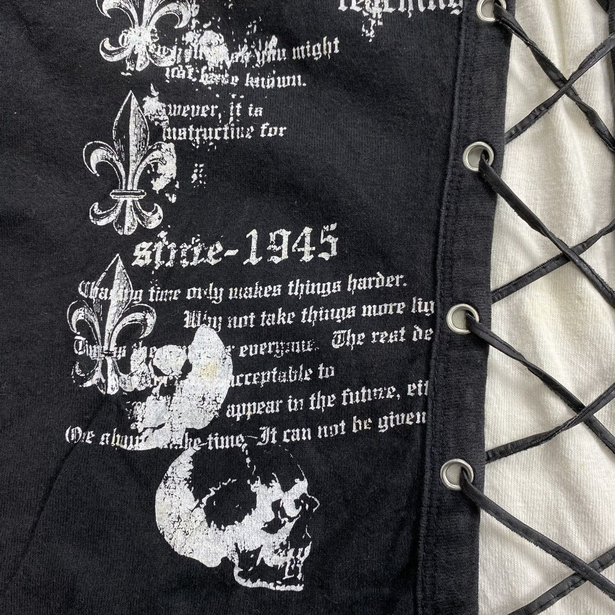 Le Grande Bleu (L.G.B.) 2000s Beamount Carr Double Layers Vkeii Lace Up Longsleeve Size US L / EU 52-54 / 3 - 11 Thumbnail