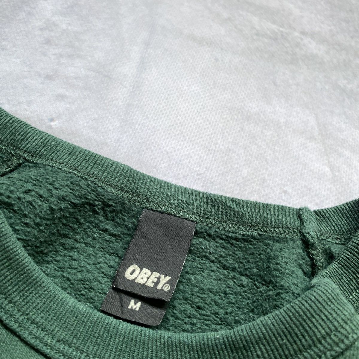 Obey × Vintage vintage Obey Gucci logo print sweatshirt crewneck USA 90s Size US M / EU 48-50 / 2 - 7 Thumbnail