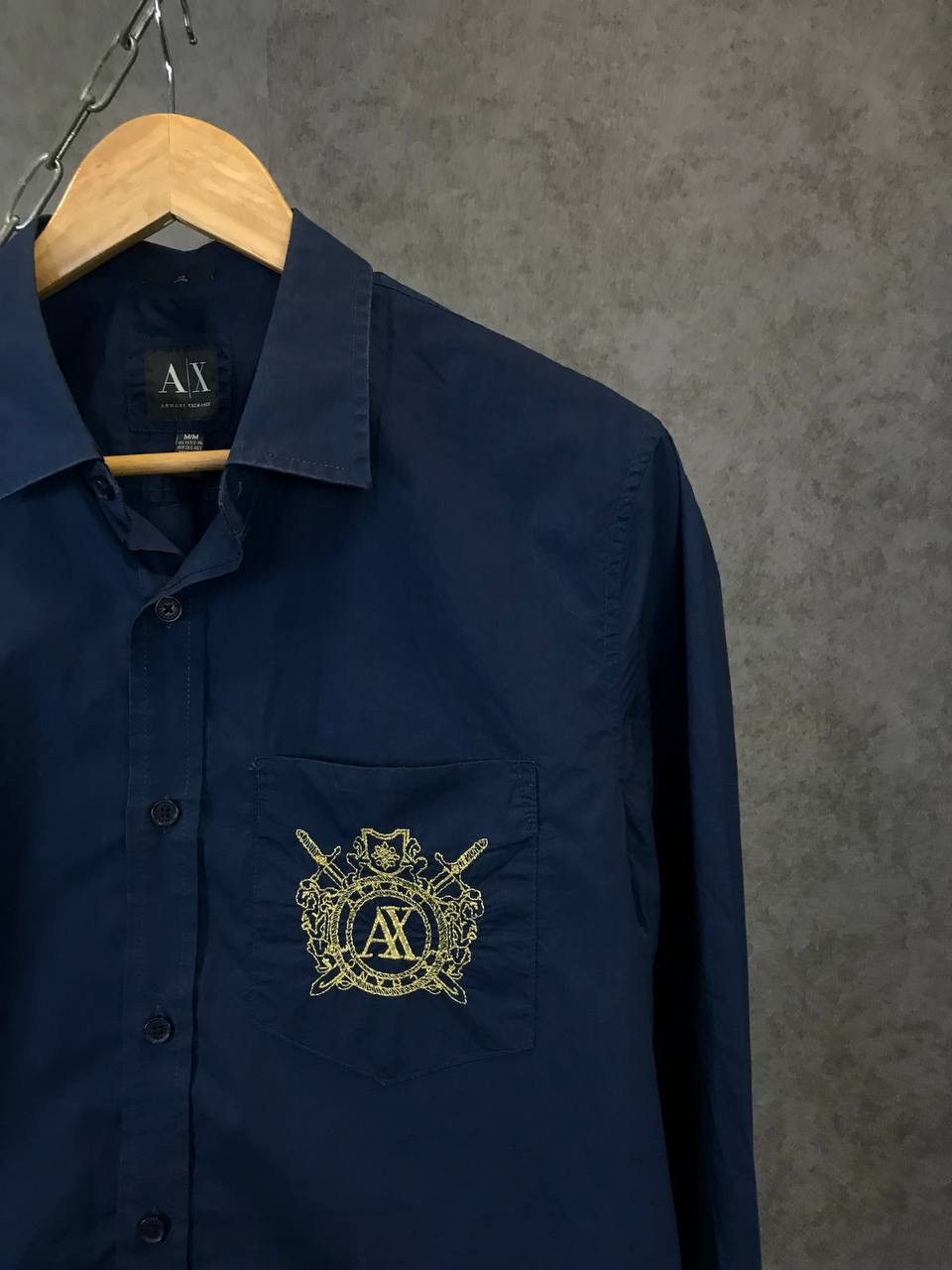 Armani Exchange Armani Exchange designer logo pocket shirt Size US M / EU 48-50 / 2 - 2 Thumbnail