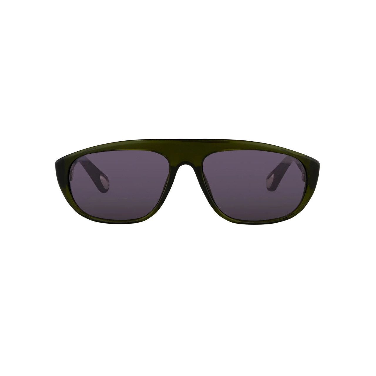 Ann Demeulemeester Ann Demeulemeester Sunglasses Flat Top Green and Purple Size ONE SIZE - 2 Thumbnail