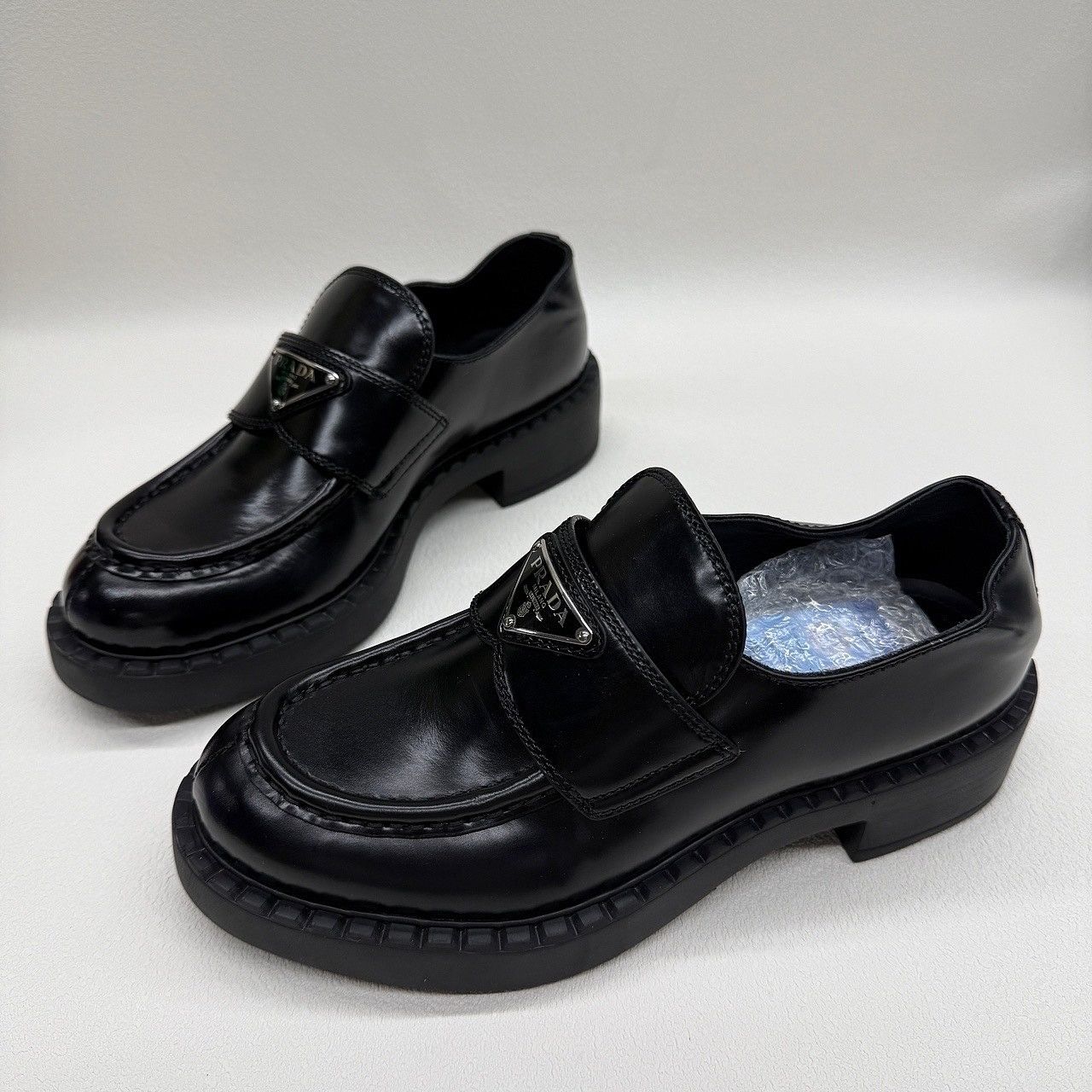 Prada Prada Chocolate Leather Loafers Size 36 Size US 6 / IT 36 - 1 Thumbnail