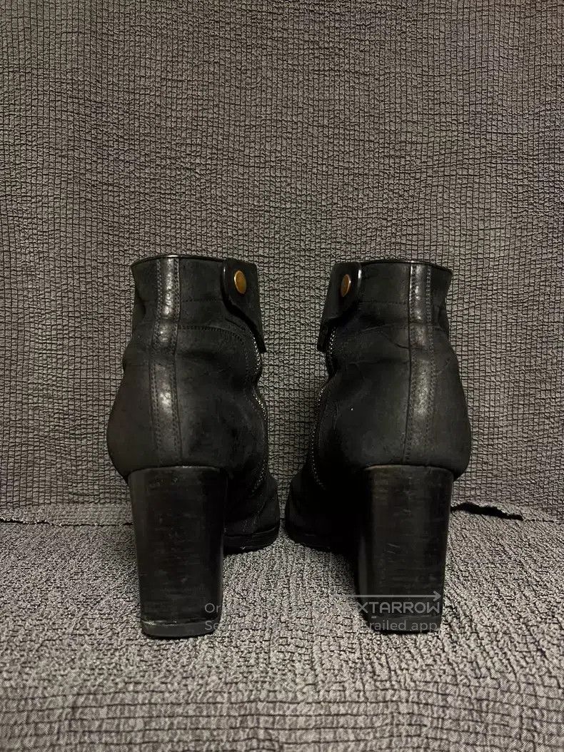 Rick Owens Rick Owens Cracked Leather High Heels Size US 10.5 / IT 40.5 - 8 Thumbnail