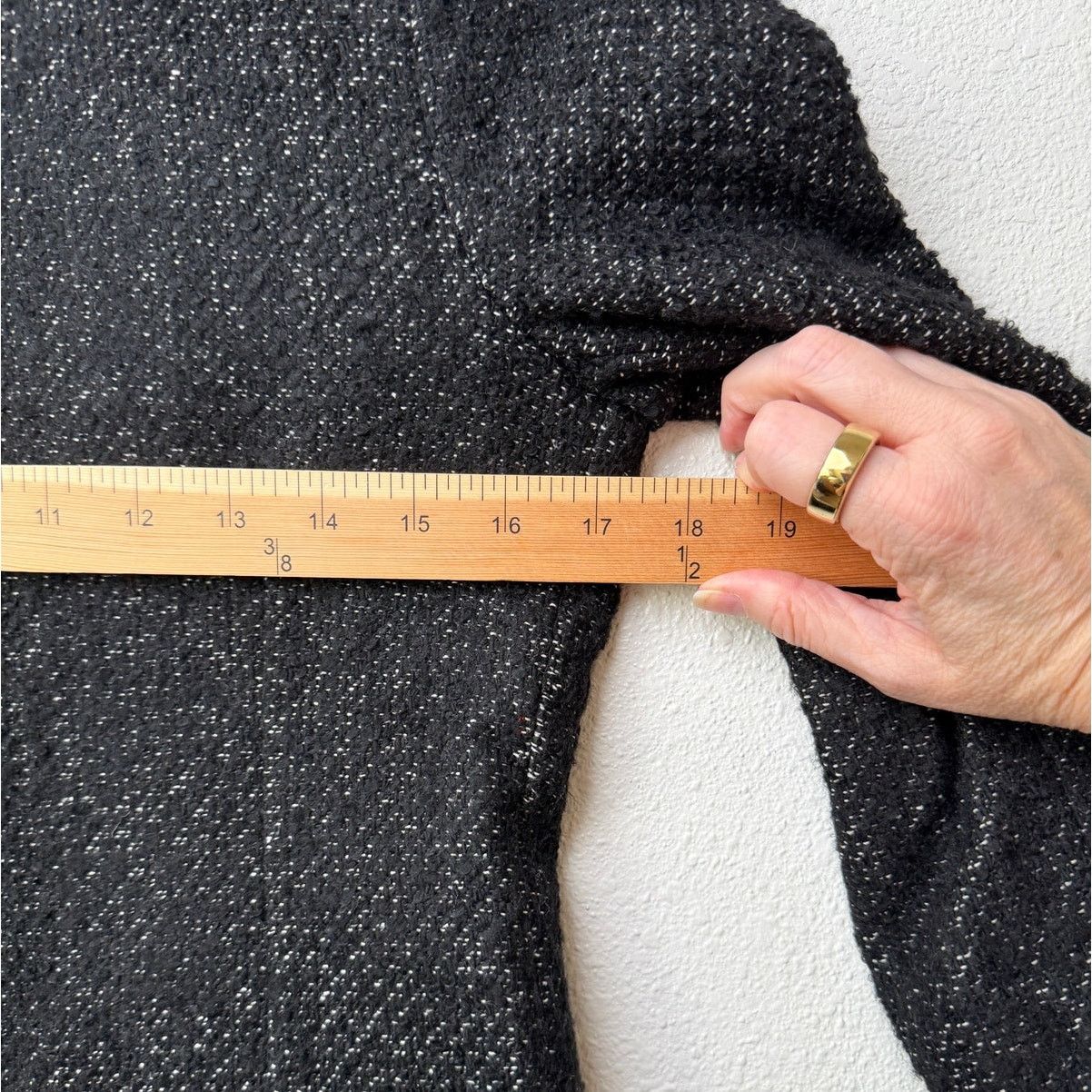 Anine Bing Anine Bing Houndstooth Tweed Jacket Zip Front Shoulder Pad Size S / US 4 / IT 40 - 13 Thumbnail