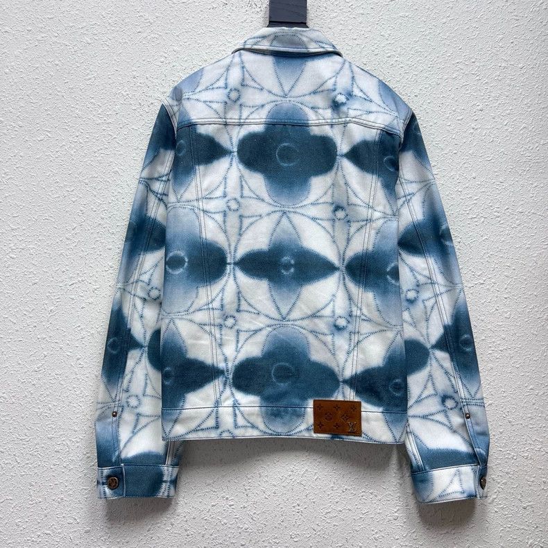 Louis Vuitton Skein dyed aged denim jacket