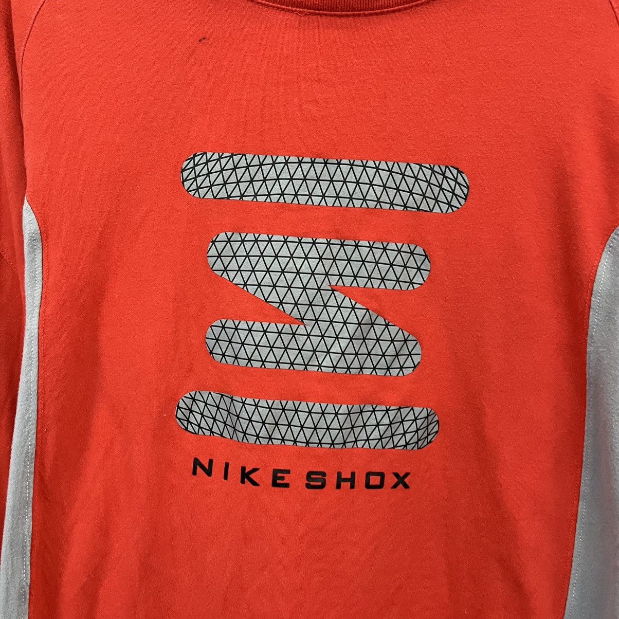 Nike Nike Shox Vintage Long Sleeve Red Big Logo Drill Size US S / EU 44-46 / 1 - 5 Thumbnail
