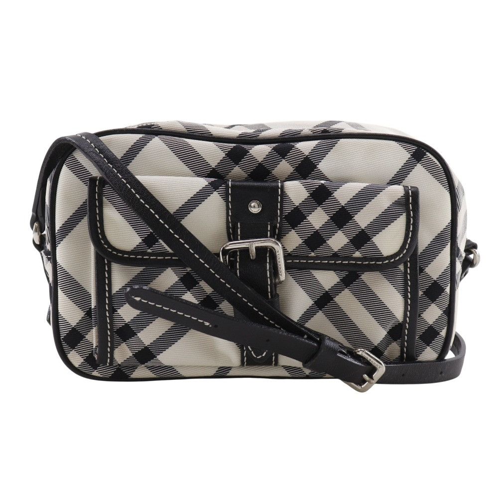 Burberry Burberry Burberry Blue Label Check Canvas Shoulder Bag Textile Crossbody Bag DUTY FREE for USA Size ONE SIZE - 1 Thumbnail