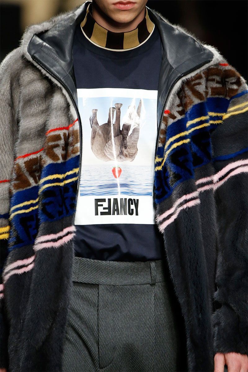 Fendi Mink Fur Logo Mania Jacket Size US M / EU 48-50 / 2 - 3 Thumbnail