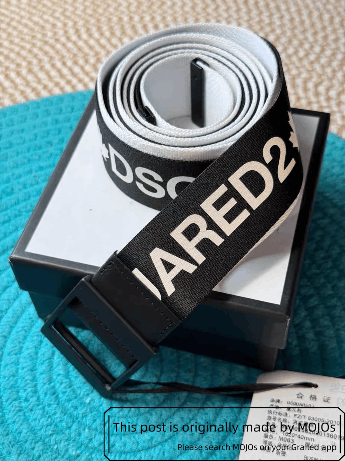 Dsquared2 I Love Beer Runway Belt | Grailed