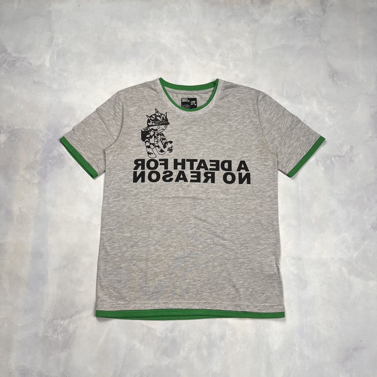 PPFM PPFM A Death For No Reason Ringer Tee Size US S / EU 44-46 / 1 - 1 Thumbnail