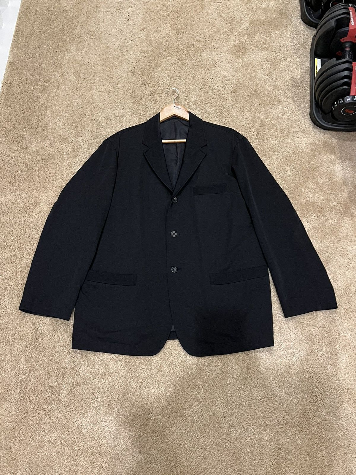image of YS For Men Shawl “Notche Lapel” Blazer S in Black (Size Small)