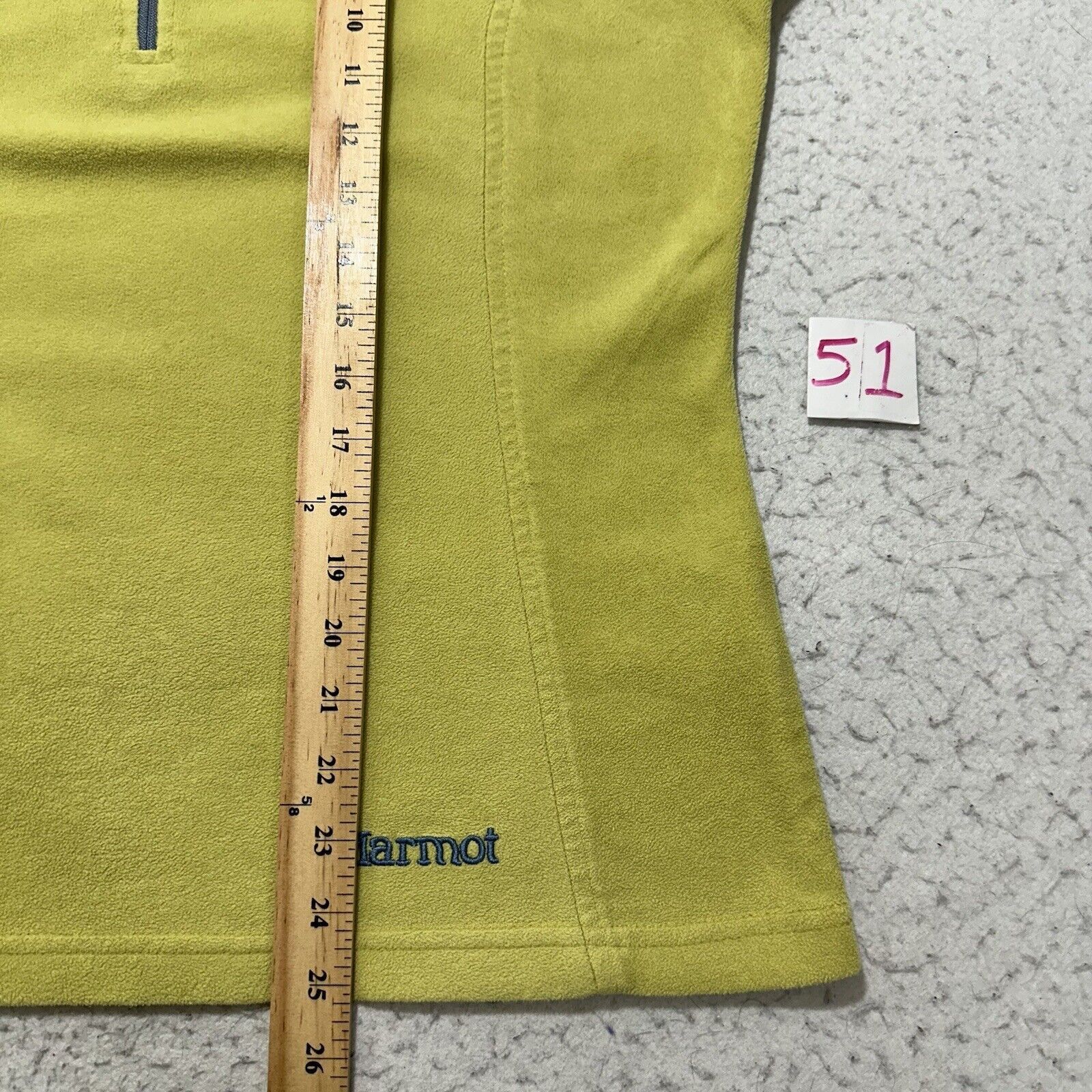 Marmot Marmot Large Yellow Green Sweatshirt 1/2 Zip Fleece Pullover Size L / US 10 / IT 46 - 10 Thumbnail