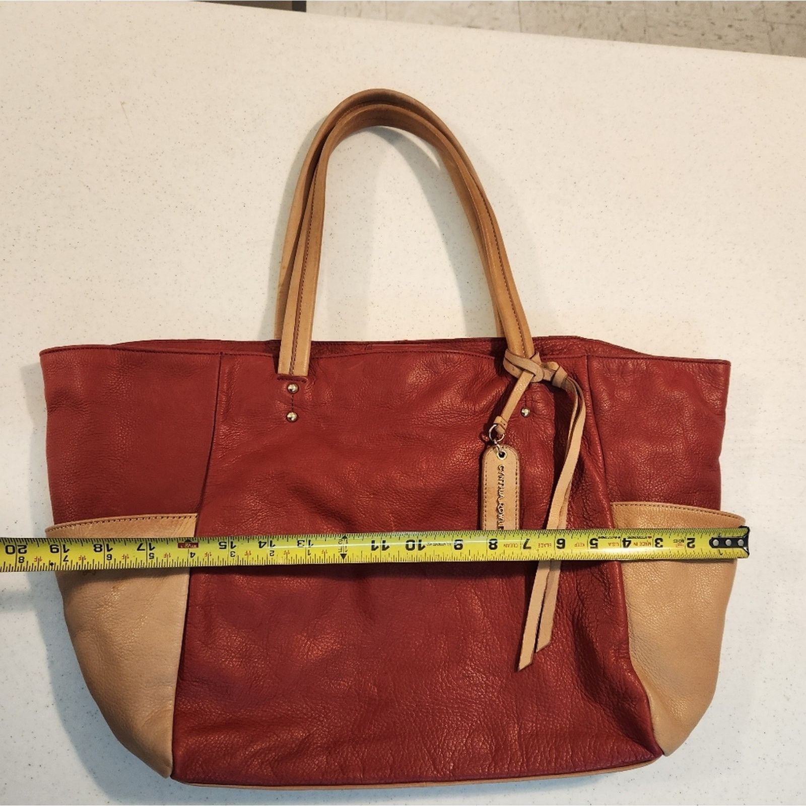 Cynthia Rowley Incredible Cynthia Rowley red leather tote Shoulder Bag Size ONE SIZE - 6 Thumbnail