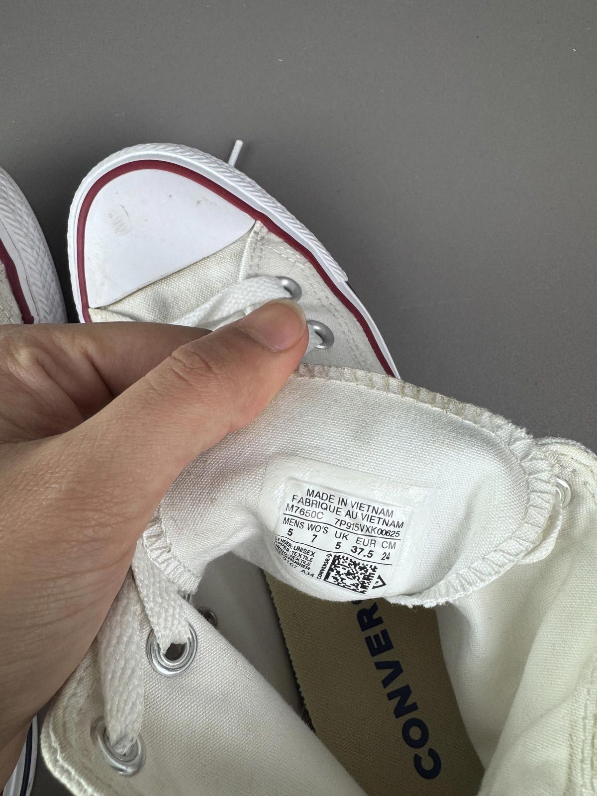 Converse White Converse Chuck Taylor All Star High Top Trainers Size ONE SIZE - 5 Thumbnail