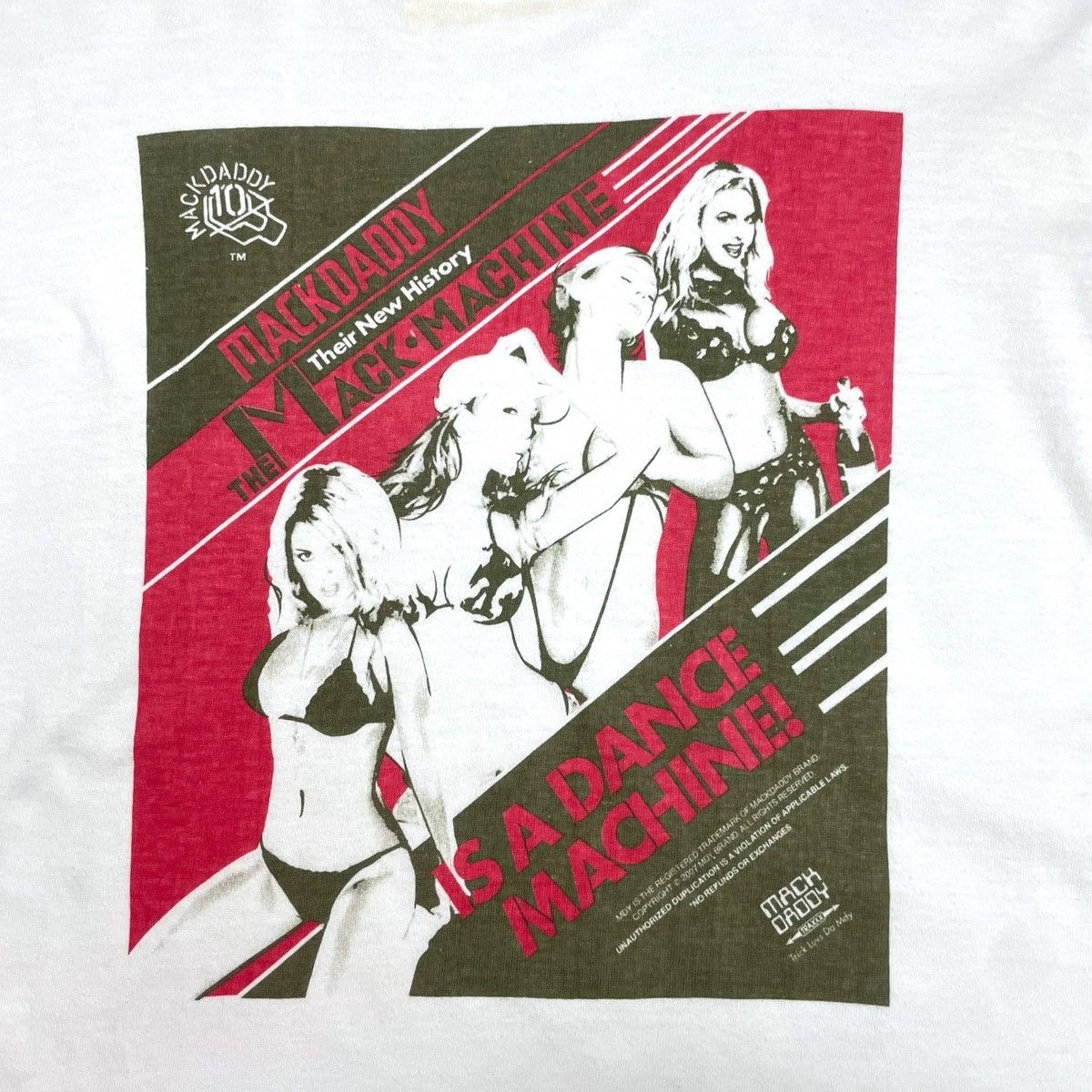 Japanese Brand MAC DADDY 10 Anniversary “IS A DANCE MACHINE” Tee Size US S / EU 44-46 / 1 - 3 Thumbnail