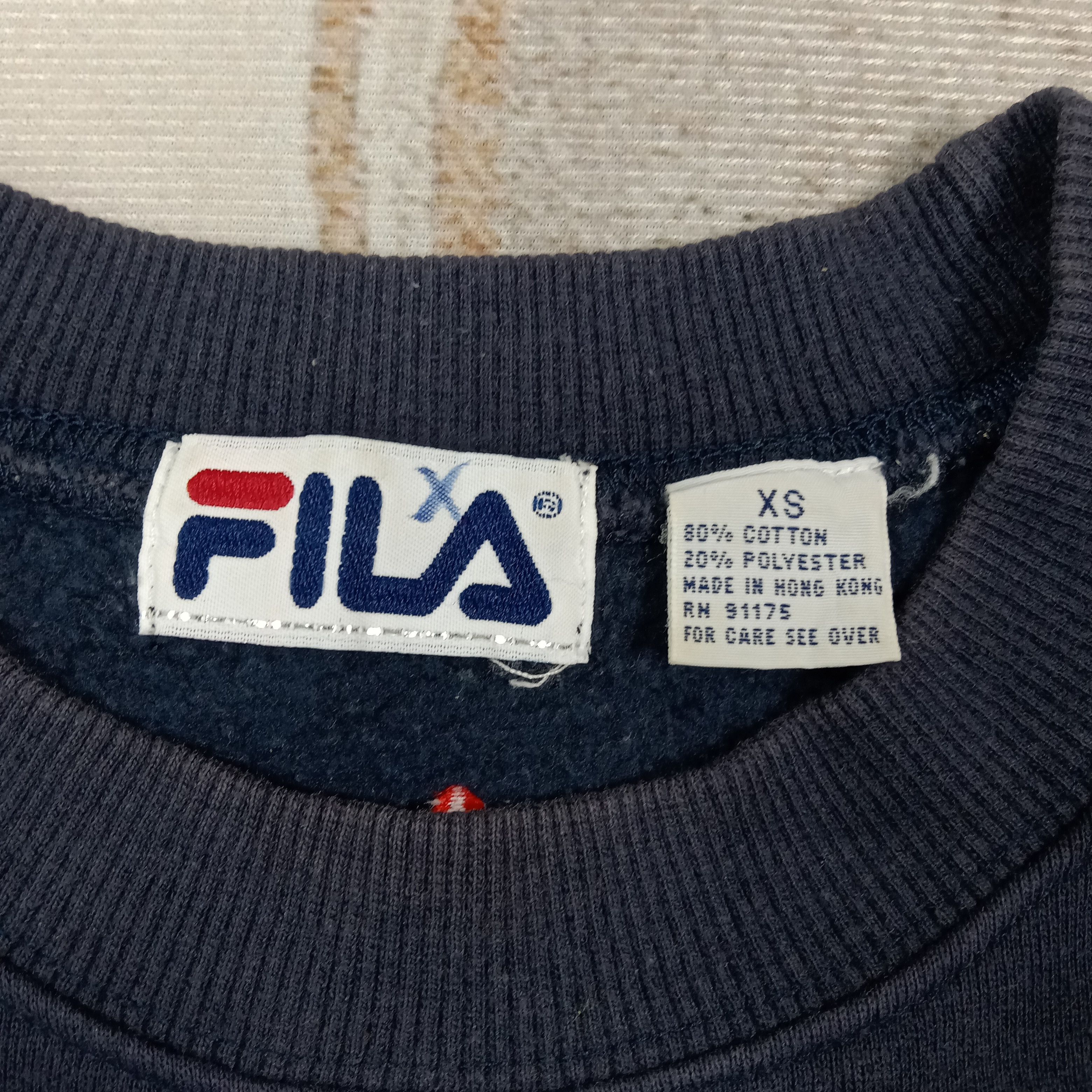 Fila Fila Streetwear Style Big Logo Sweatshirt C269N20 Size US L / EU 52-54 / 3 - 3 Thumbnail