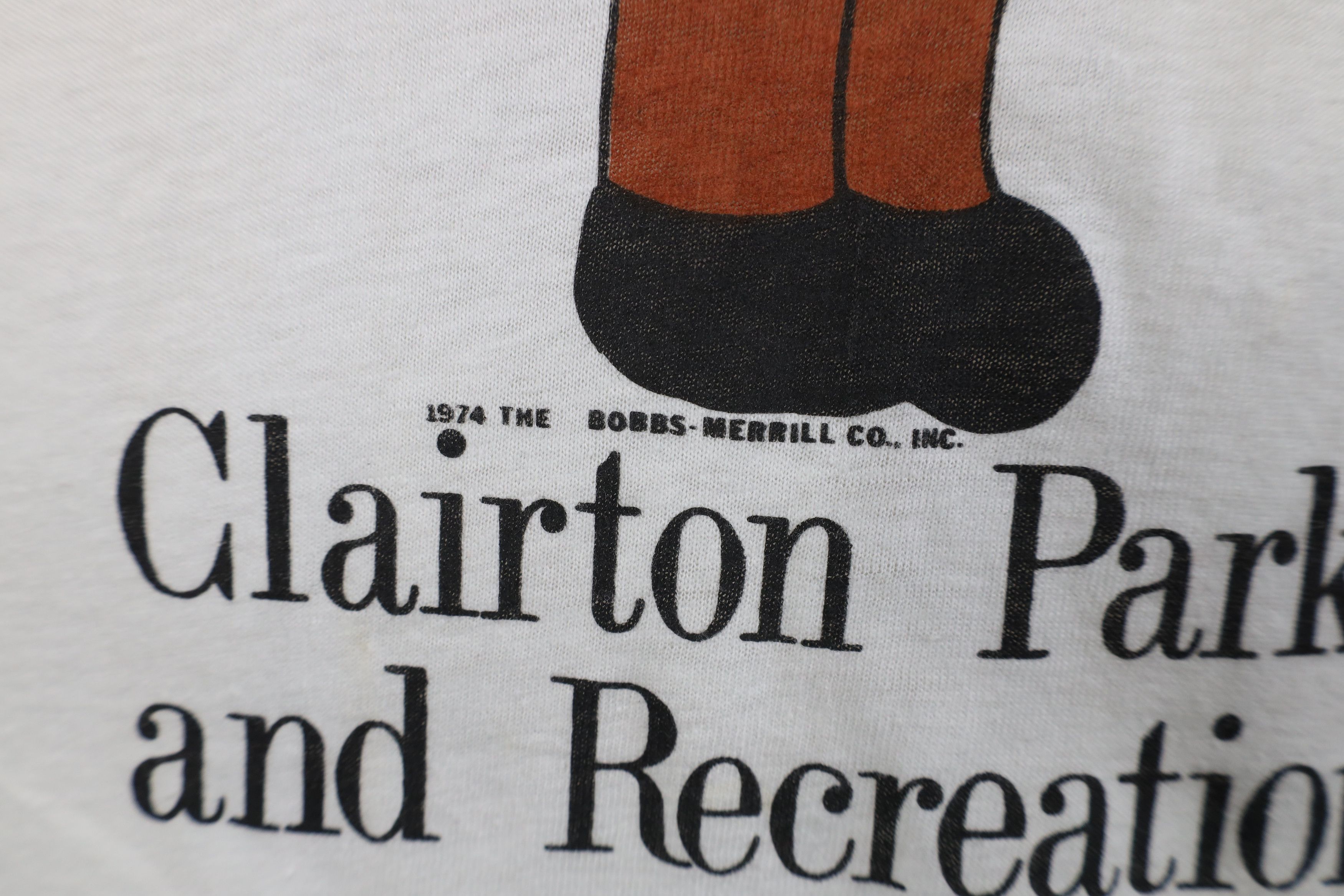 Vintage Vintage 70s Clairton Parks Recreation Short Sleeve T-Shirt Size L / US 10 / IT 46 - 5 Thumbnail