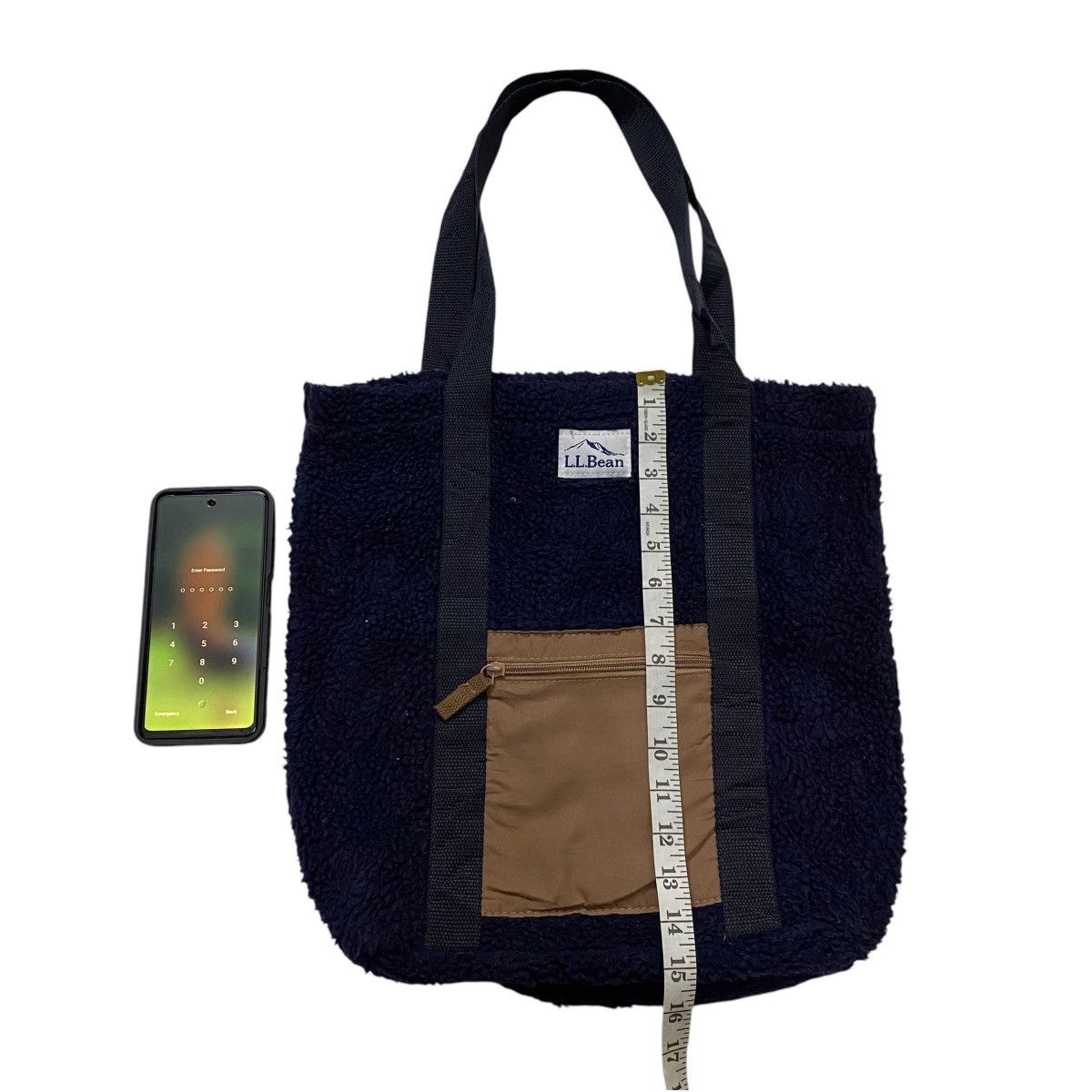 L.L. Bean LL BEAN FLEECE TOTE BAG Size ONE SIZE - 6 Thumbnail