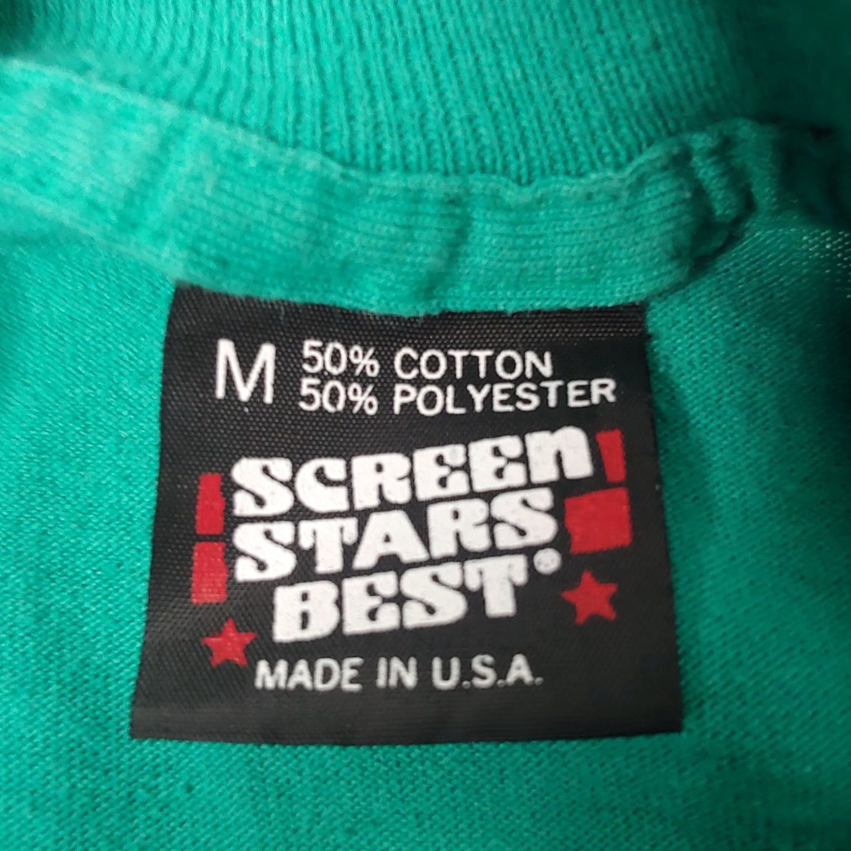 Vintage VINTAGE Screen Stars T-Shirt Shirt Men M Red Rock Canyon Nevada Nature Graphic Tee Blue-Green Single Stitch Size US M / EU 48-50 / 2 - 4 Thumbnail