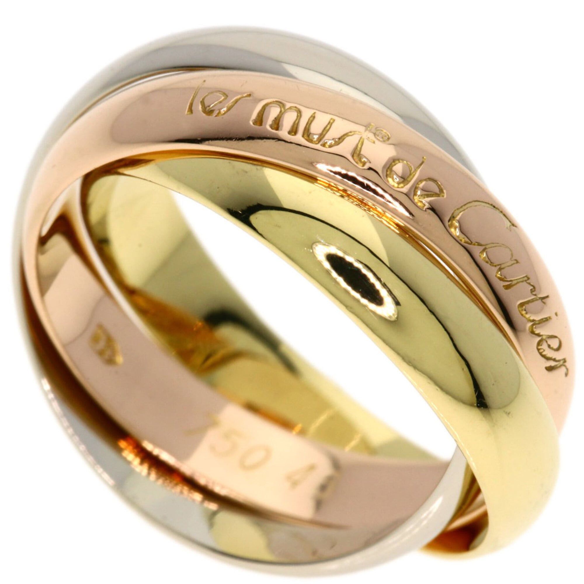 Cartier Cartier Trinity Ring - 18K Yellow Gold/18K Pink White Gold Women's CARTIER Size ONE SIZE - 1 Thumbnail