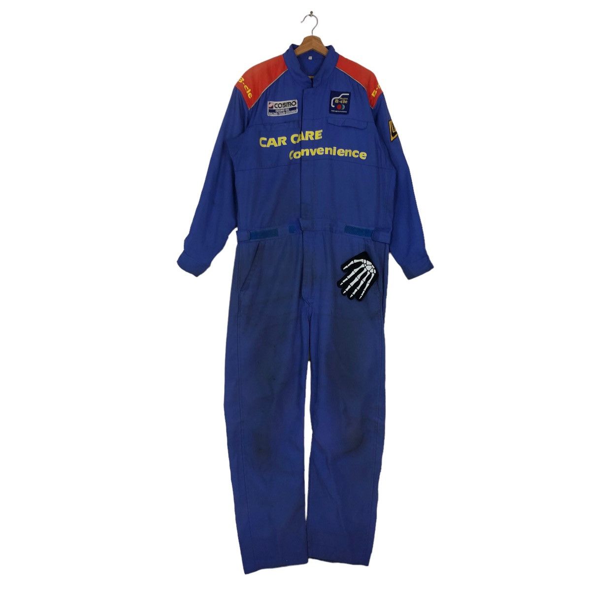 Japanese Brand 🔥90’s VINTAGE COVERALL WORK RACING WEAR COSMO OIL BIG LOGO Size US 42 / EU 58 - 1 Thumbnail