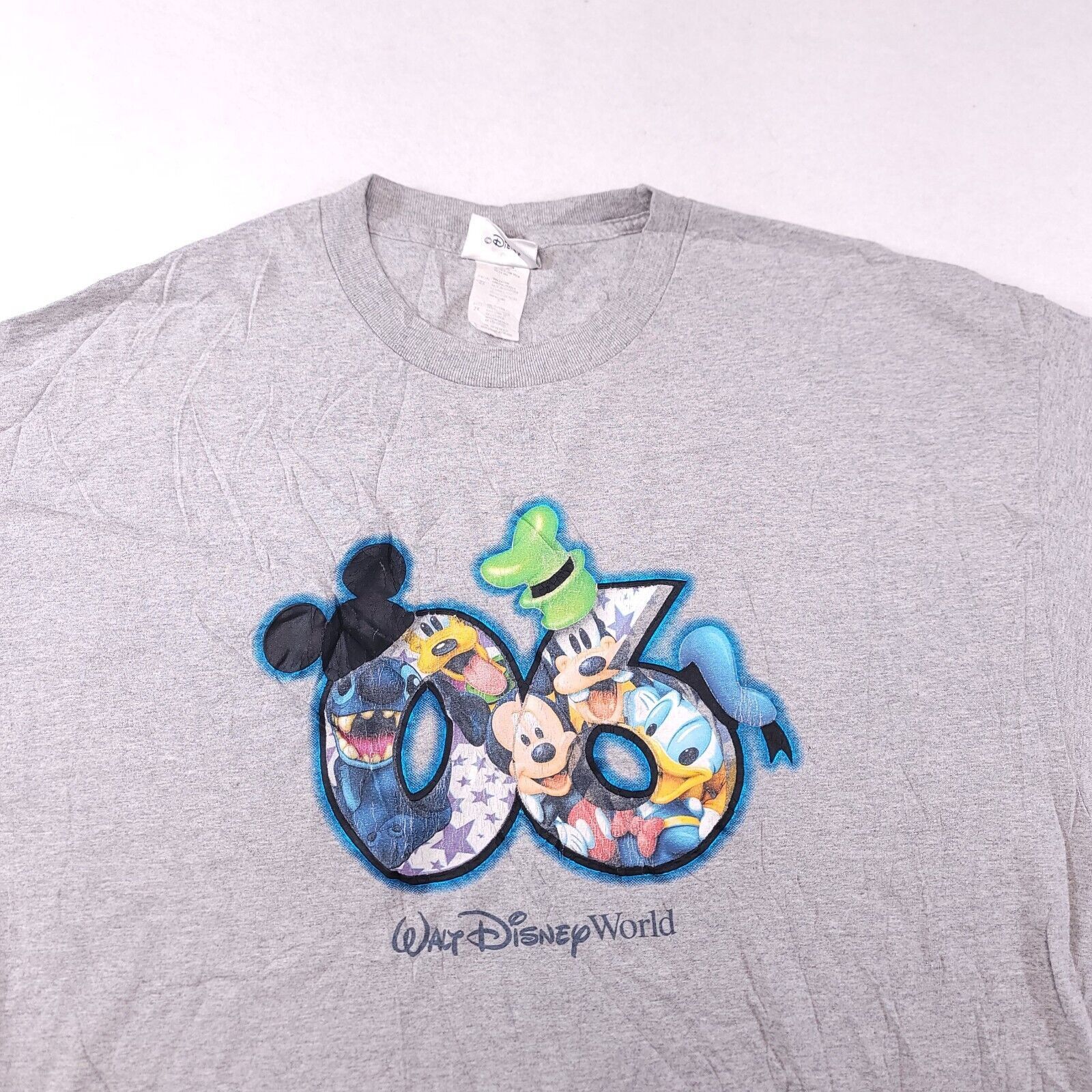 Disney Disney World 06 Graphic Pullover Shirt Mens Size 2X Gray Size US XXL / EU 58 / 5 - 1 Thumbnail
