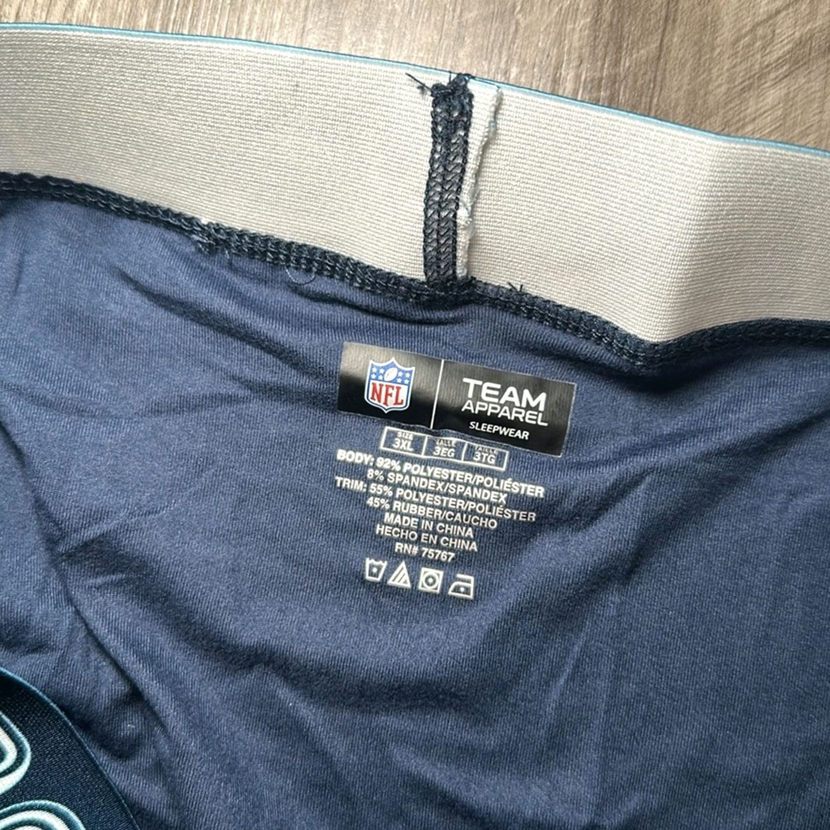 NFL NFL Dallas Cowboys Sleepwear Boxer Brief - 3XL Underwear Men Blue Boxers Shirt? Size 48R - 3 Thumbnail