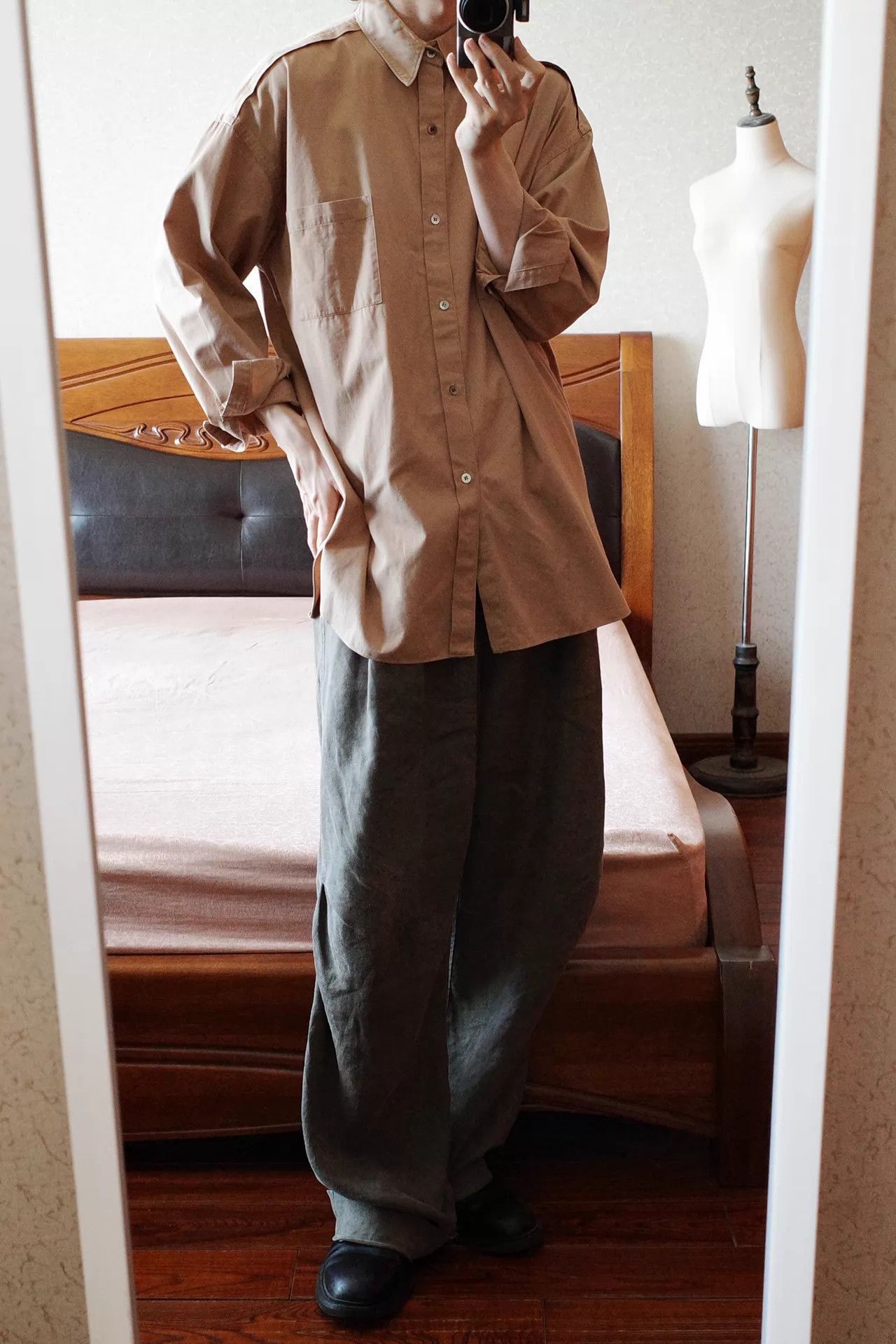 Y's for Men Y's 80s Men's Cotton Oversized Shirt Size US L / EU 52-54 / 3 - 8 Thumbnail