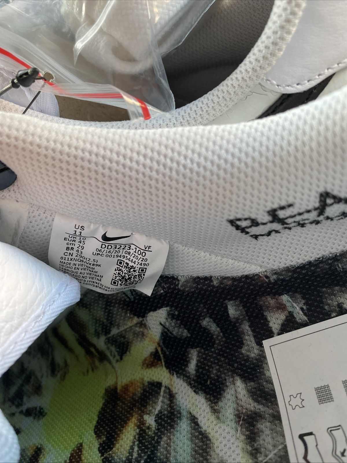 Nike × peaceminusone Nike Air Force 1 G-Dragon Peaceminusone Para-Noise 2.0 Size US 11 / EU 44 - 9 Thumbnail