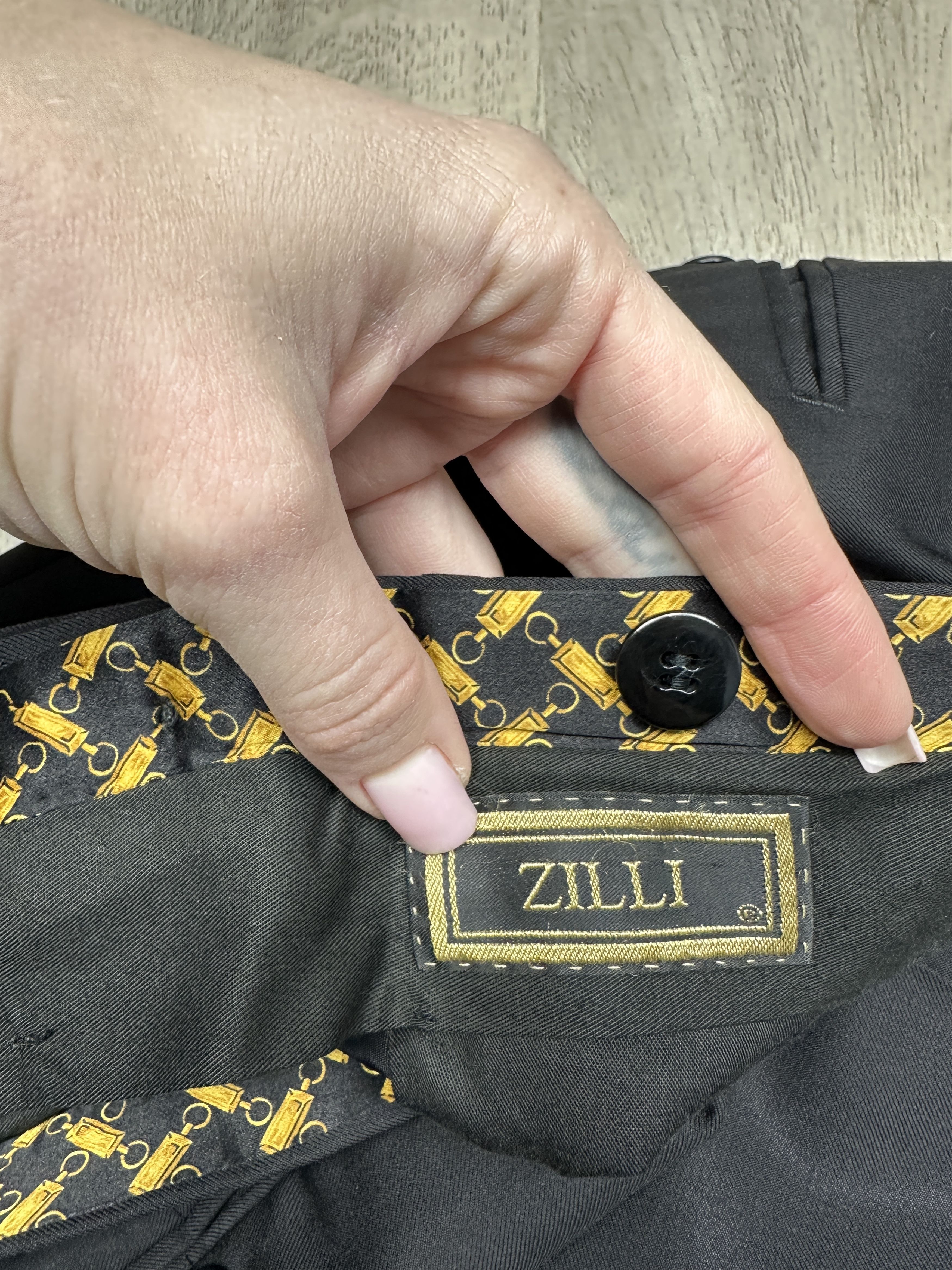 Zilli Zilli Vintage Mens Classic Pants Trousers Size US 34 / EU 50 - 3 Thumbnail
