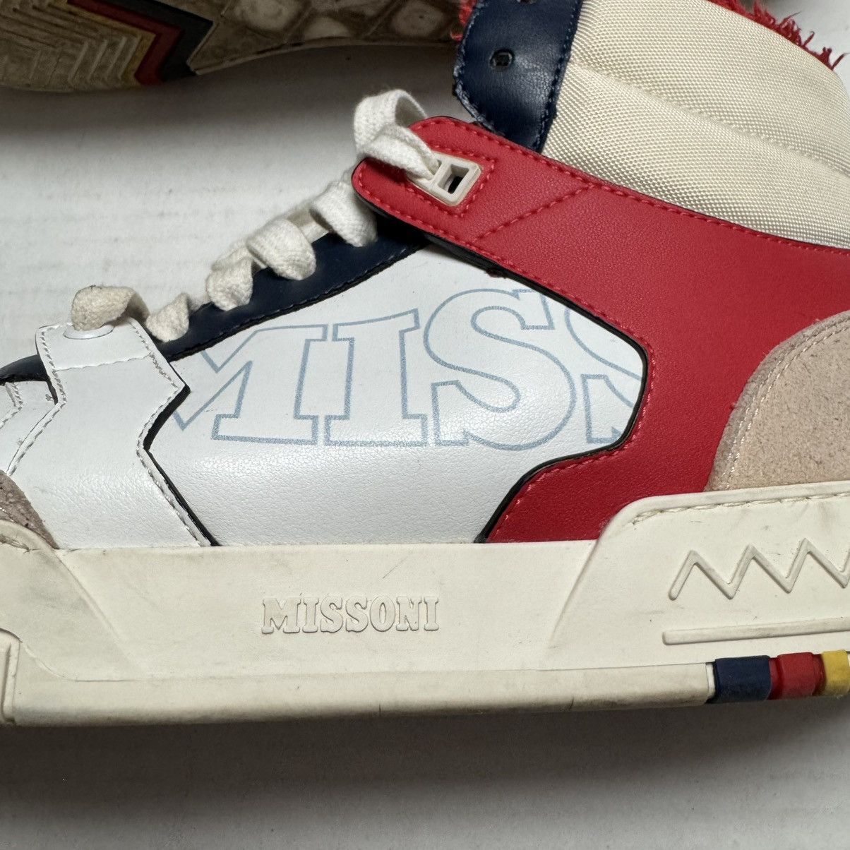 Missoni MISSONI x ACBC High Top Sneakers Terry Lining Made In Italy Size US 9.5 / EU 42-43 - 3 Thumbnail