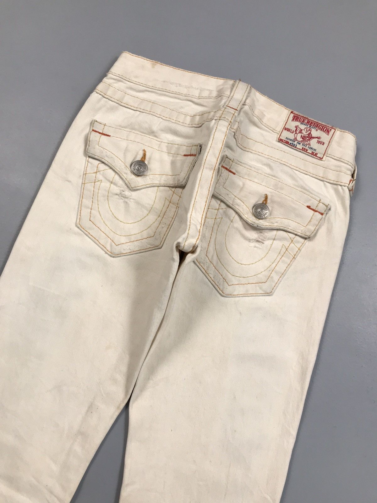 Vintage Rare vintage womens bootcut denim pants Size 26" / US 2 / IT 38 - 7 Thumbnail