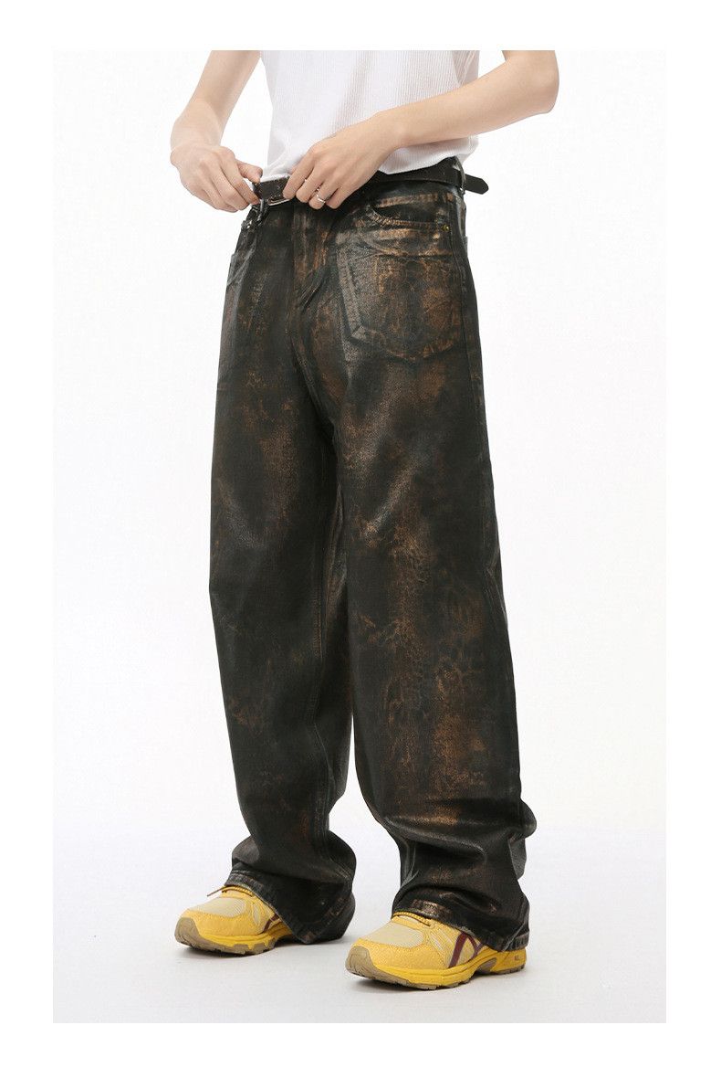 Jean Tiger Baggy Waxed Denim Jeans Size US 30 / EU 46 - 9 Thumbnail