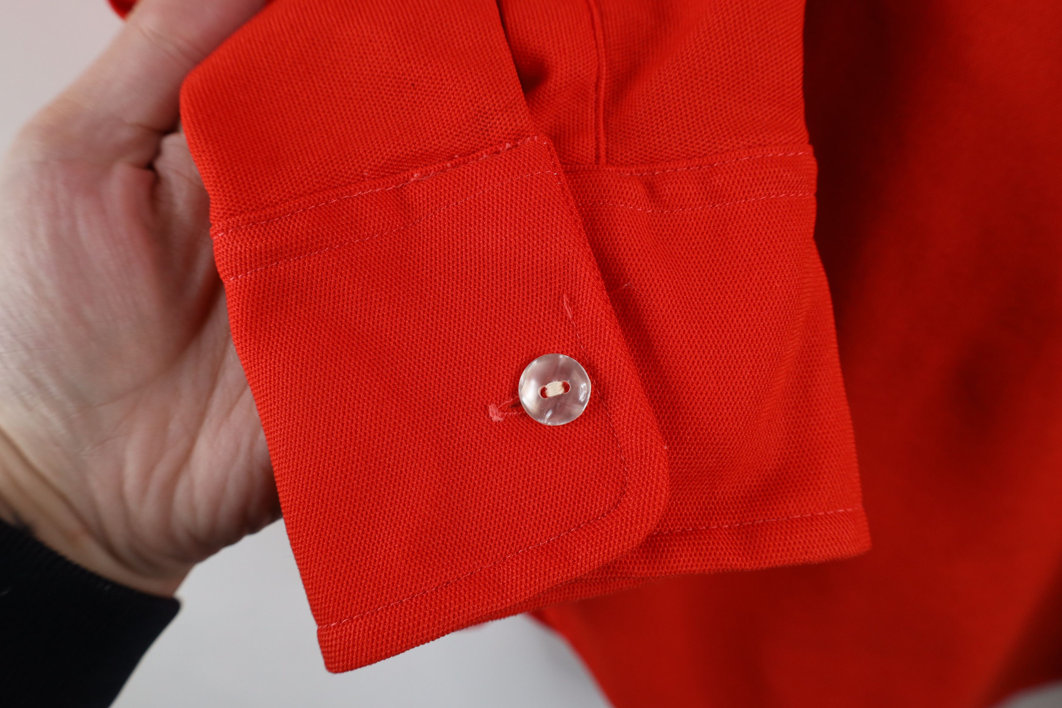 Vintage Vintage 60s 70s Streetwear Collared Button Shirt Red USA Size US M / EU 48-50 / 2 - 7 Thumbnail