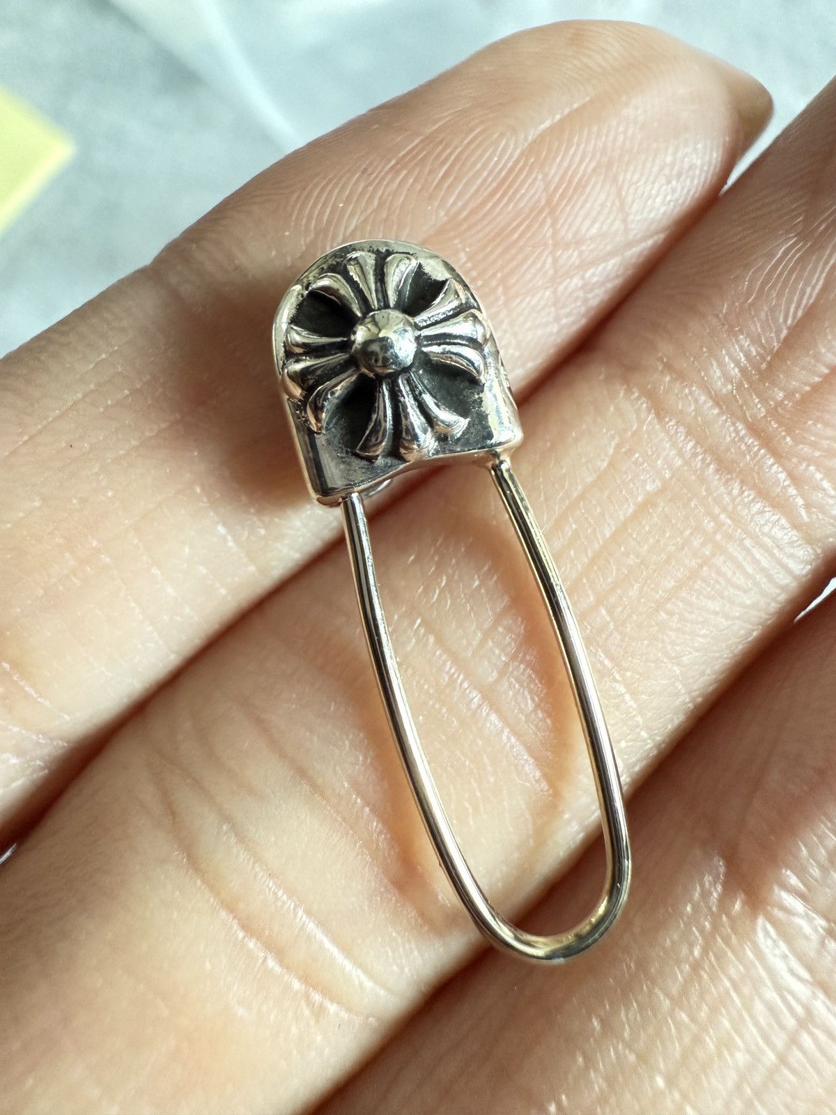 Chrome Hearts Chrome Hearts Safety Pin Sliver Earring Size ONE SIZE - 7 Thumbnail