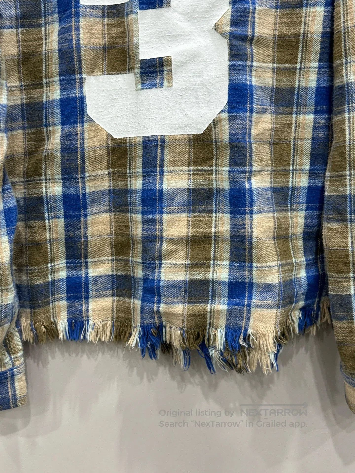 John Galliano Galliano Landor Plaid Distressed Shirt Jacket. Size US M / EU 48-50 / 2 - 6 Thumbnail