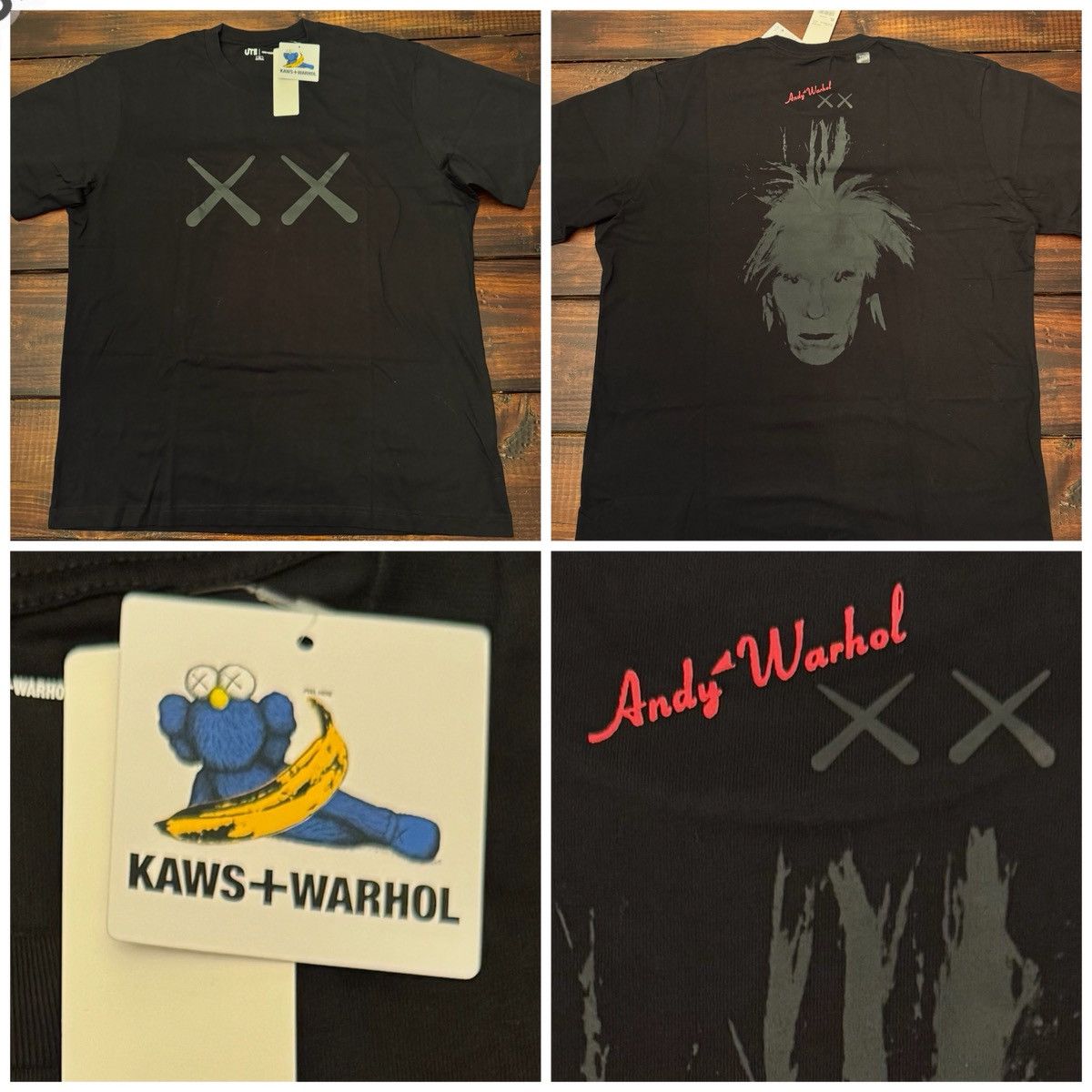 Andy Warhol × Kaws × Uniqlo KAWS x Andy Warhol Tee Size US XL / EU 56 / 4 - 1 Thumbnail