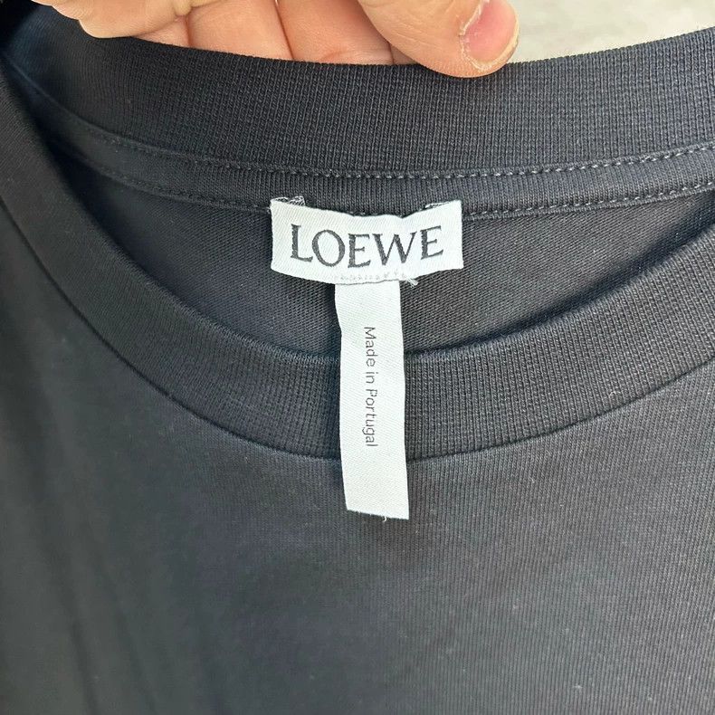 Loewe LOEWE Black short sleeves with kerosene lamp logo on the b Size M / US 6-8 / IT 42-44 - 3 Thumbnail
