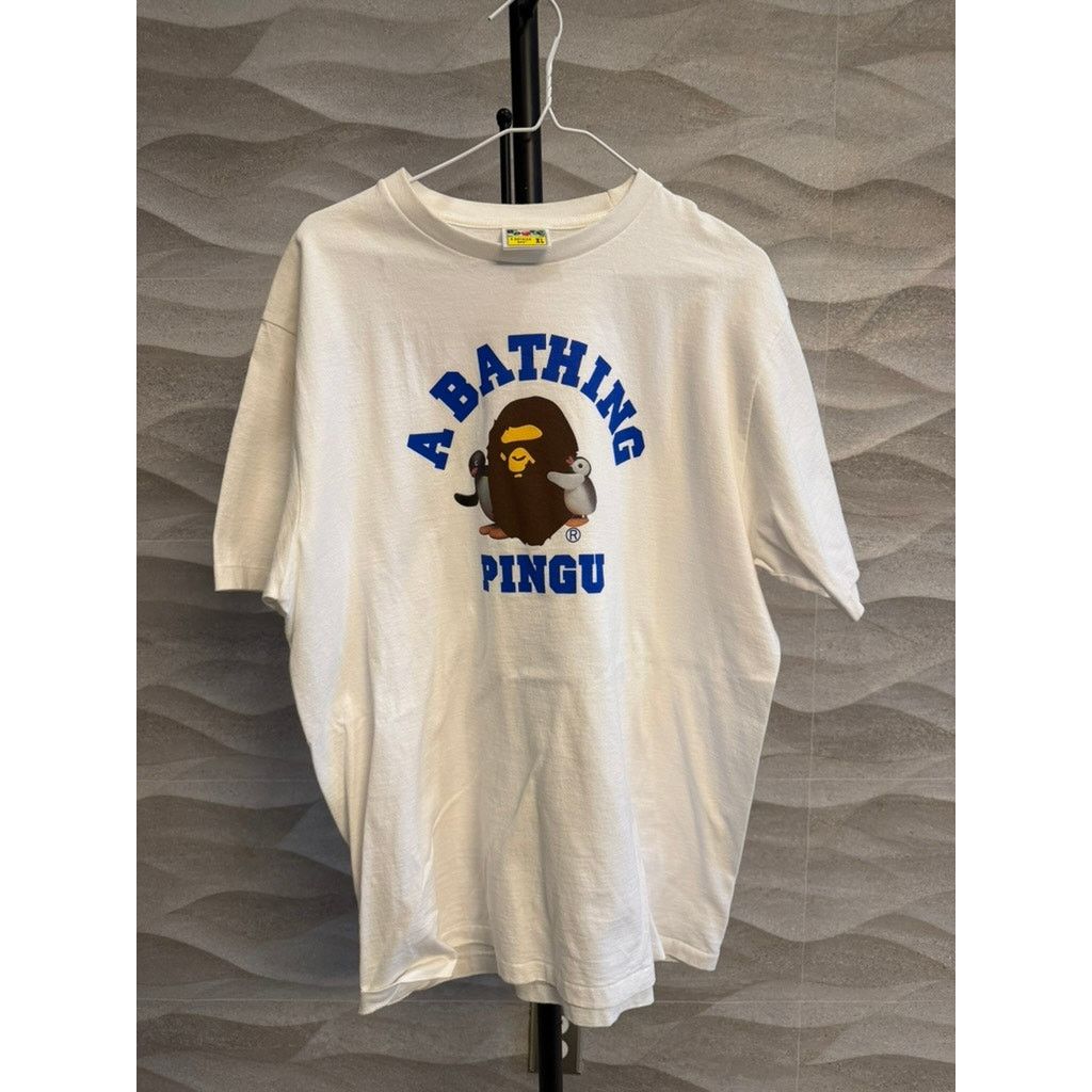 Bape A Bathing Ape Pingu Tee Size US XL / EU 56 / 4 - 1 Thumbnail