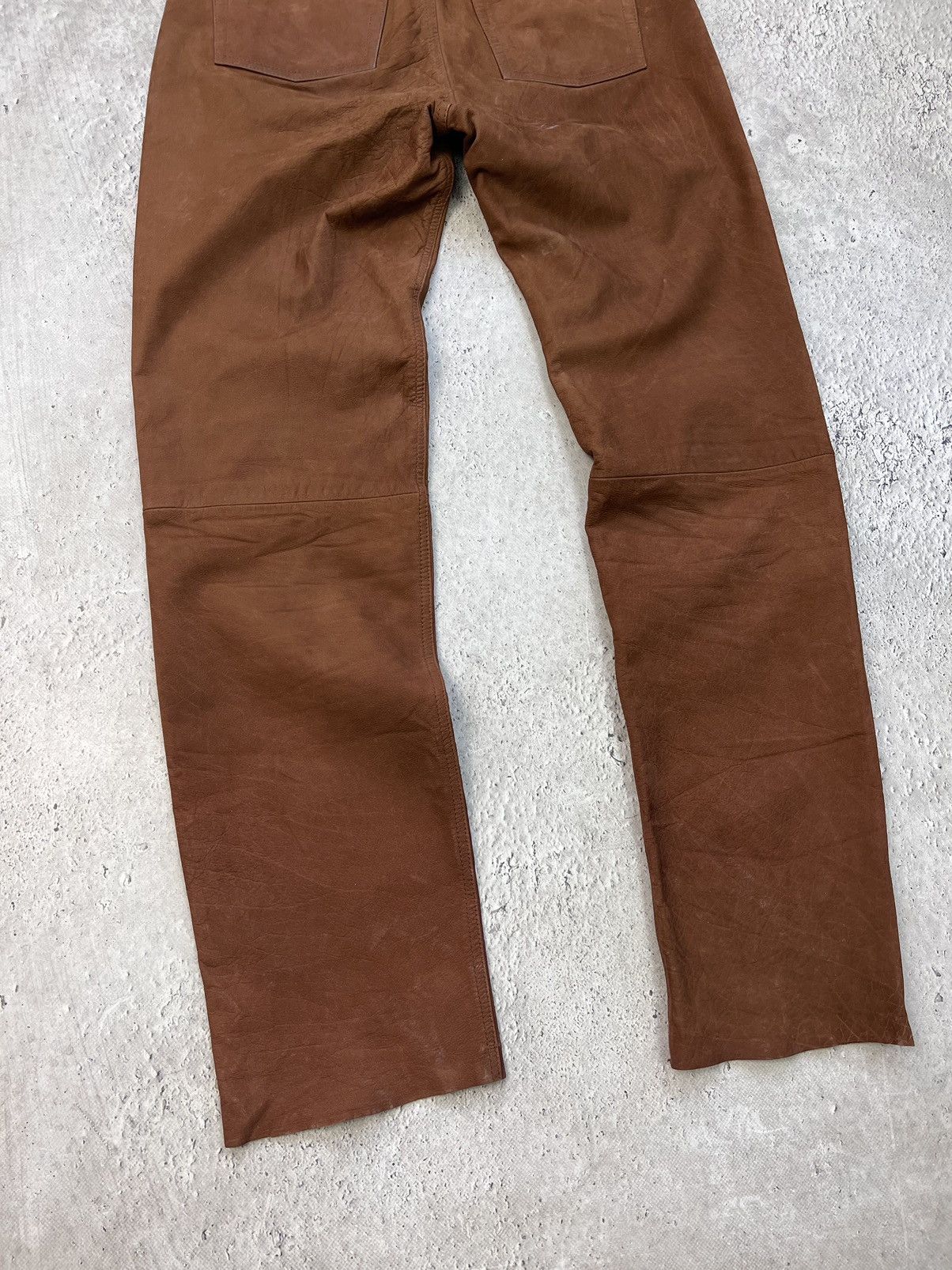 14th Addiction × Kadoya × Yasuyuki Ishii Bidding Offer © © VTG Kadoya STYLE LEATHER pants Size US 32 / EU 48 - 9 Thumbnail