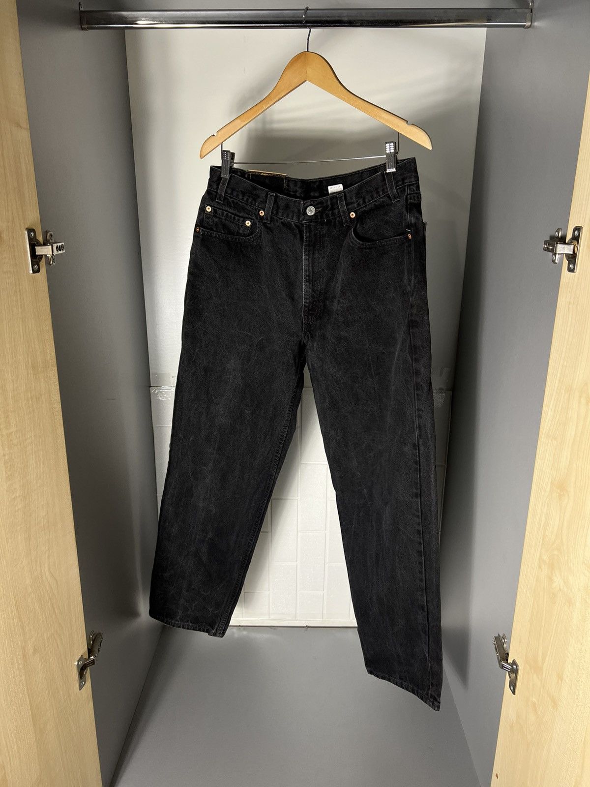 Levi's Vintage Clothing VINTAGE LEVIS 550 MADE IN USA DENIM JEANS RETRO CASUAL 90s Size US 36 / EU 52 - 3 Thumbnail