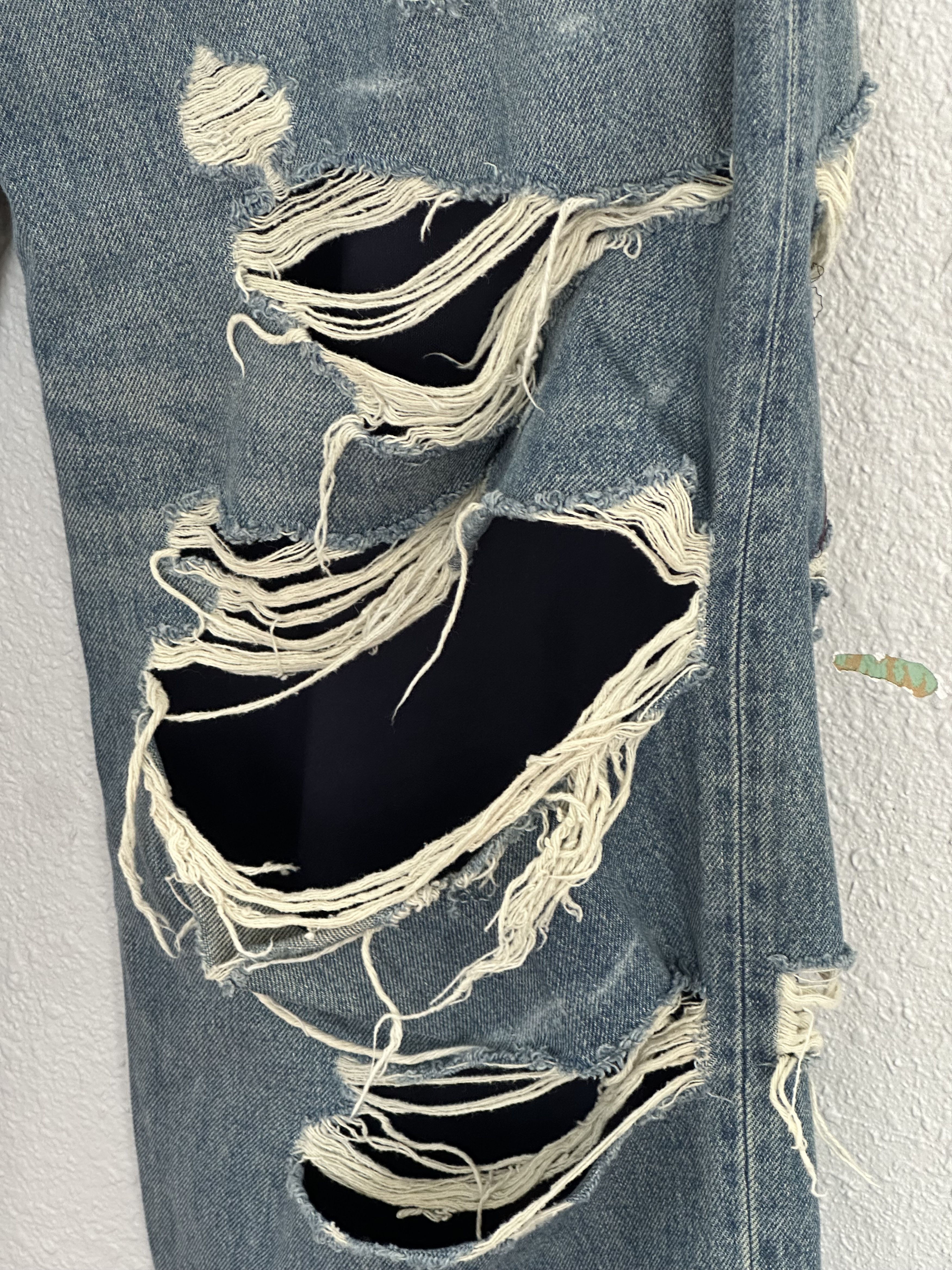 Balenciaga AW21 Layered Distressed Denim Size US 30 / EU 46 - 11 Thumbnail