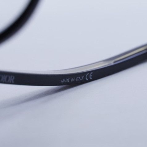 Dior Dior DIORSPIRITO RI 1000 Eyeglasses Black 51mm Round Frame Size ONE SIZE - 9 Thumbnail